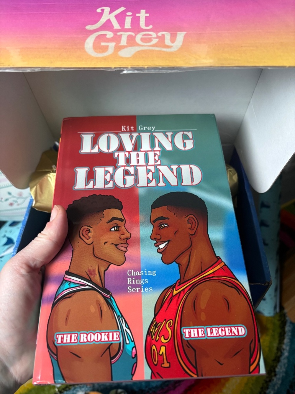 Loving the Legend special edition hardcover, illustrations Kit Grey romance MM